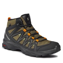 Salomon Chaussures de trekking Salomon X Braze Mid GORE-TEX L47181000 Olive Night/Black/Gray Green