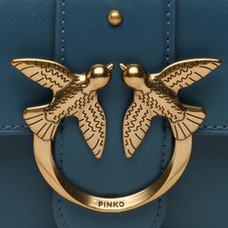 

Сумка Pinko Love One Mini C PE 23 PLTT 100058 A0F1 Petrol Blu G35Q, Голубий