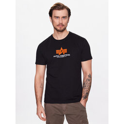 Alpha Industries Alpha Industries T-Shirt Basic 100501RB Μαύρο Regular Fit