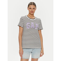 Gap Gap Marškinėliai 616788-01 Juoda Regular Fit
