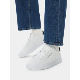 Tommy Hilfiger Sneakers Tommy Hilfiger Th Court Lth Detail Ess FM0FM05367 Weiß