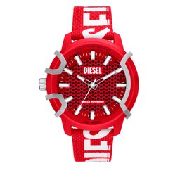 Diesel Zegarek Diesel Gilffed DZ4620 Red/Red