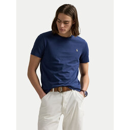 Polo Ralph Lauren Polo Ralph Lauren Marškinėliai 710671438426 Tamsiai mėlyna Custom Slim Fit