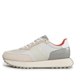 

Снікерcи Calvin Klein Low Top Lace Up Mix New HM0HM01238 Dk Ecru Mix 0F4, Бежевий