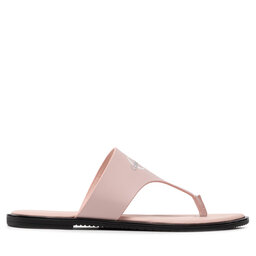 

В'єтнамки Calvin Klein Jeans Flat Sandal Toe Slide Lth YW0YW00538 Pale Conch Shell TFT, Рожевий