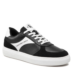 Calvin Klein Jeans Сникърси Calvin Klein Jeans Casual Cupsole Laceup Low Su-Lth YM0YM00494 Black BDS