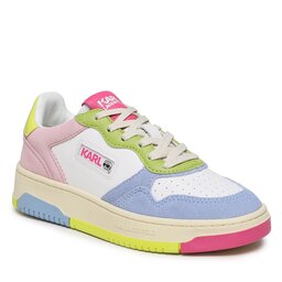 KARL LAGERFELD Laisvalaikio batai KARL LAGERFELD KL63020F Off White Lthr W/Multi