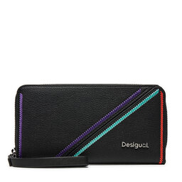 Desigual Velká dámská peněženka Desigual 24WAYP07 Černá