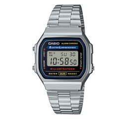 Casio Laikrodis Casio Vintage A168WA-1YES Sidabrinė
