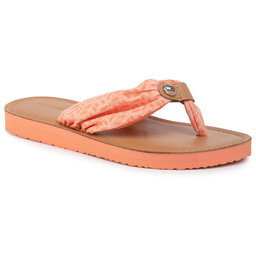 Tommy Hilfiger Flip flop Tommy Hilfiger Th Monogram Flat Beach Sandal FW0FW04808 Island Coral SN7