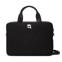 KARL LAGERFELD Brašna na notebook KARL LAGERFELD A1W32103 Černá