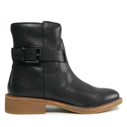 Clarks Polokozačky Clarks Cologne Strap 261747714 Černá