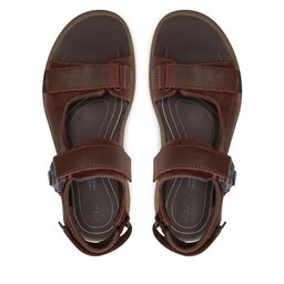 

Босоніжки Clarks Saltway Trail 26176905 Dark Brown Lea, Коричневий