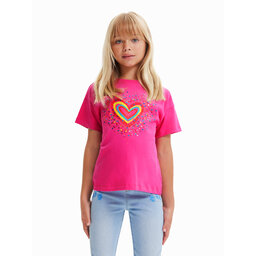 Desigual Desigual Majica 23SGTK20 Roza Regular Fit