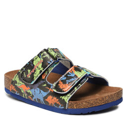 KangaRoos Iešļūcenes KangaRoos K-Korki II 10062 000 4362 Dk Navy/Dino Multi