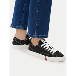 Tommy Jeans Sneakers aus Stoff Tommy Jeans Archive Y2K EN0EN02956 Schwarz