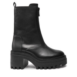 Calvin Klein Jeans Stiefeletten Calvin Klein Jeans Chunky Heeled Zip YW0YW01541 Schwarz