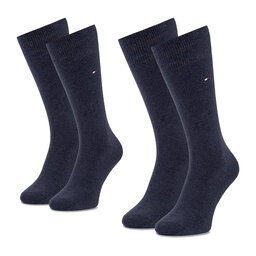 Tommy Hilfiger 2er-Set hohe Herrensocken Tommy Hilfiger 371111 Dunkelblau