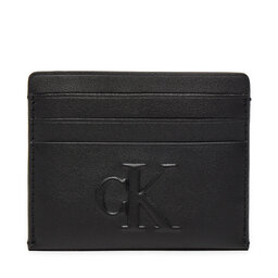 Calvin Klein Jeans Custodie per carte di credito Calvin Klein Jeans Sculpted Cardcase K60K612747 Nero