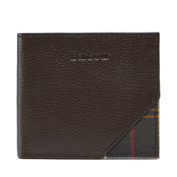 Barbour Голям мъжки портфейл Barbour Tarbert MLG0063BR91 Кафяв