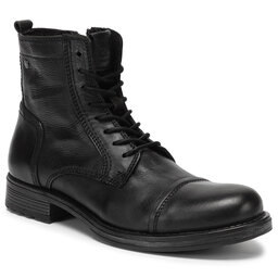 Jack&Jones Μπότες Jack&Jones Jfwrussel Leather 12155999 Anthracite