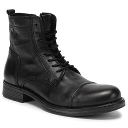 Jack&Jones Stövlar Jack&Jones Jfwrussel Leather 12155999 Anthracite