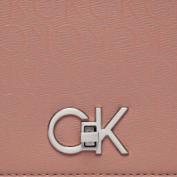 

Сумка Calvin Klein Re-Lock Double Gusette _Epi Mono K60K611347 Ash Rose Mono VB8, Рожевий
