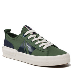 Pepe Jeans Teniși Pepe Jeans Allen Flag Color PMS30903 Military Olive 741