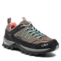 CMP Трекінгові черевики CMP Rigel Low Wmn Trekking Shoes Wp 3Q54456 Deserto/Jade 01PR