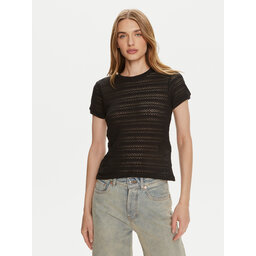 Pieces Pieces T-shirt Agda 17148867 Crna Loose Fit