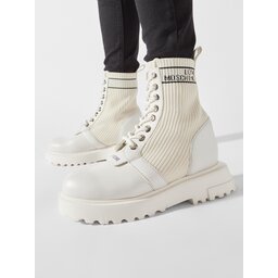 LOVE MOSCHINO Schnürschuhe LOVE MOSCHINO JA24324G0HIY612A Weiß