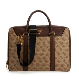 Guess Brašna na notebook Guess Vezzola Smart HMEVZL P3138 Béžová