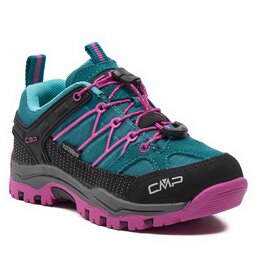 CMP Трекінгові черевики CMP Kids Rigel Low Trekking Wp 3Q54554 Lake-Acqua 24EL