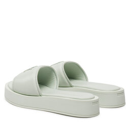 

Шльопанці Calvin Klein Flatform Slide Relock Lth HW0HW02049 Milky Green LIA, Зелений