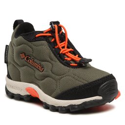 Columbia Trekking-skor Columbia Childrens Firecamp Mid 2 Wp BC1201 Nori/Red Quartz