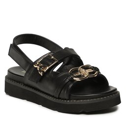 Patrizia Pepe Sandale Patrizia Pepe PJ220.31 M Nero/Platino