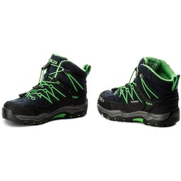 

Трекінгові черевики CMP Kids Rigel Mid Trekking Shoes Wp 3Q12944K B.Blue/Gecko 51AK, Cиній