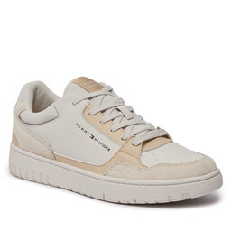 Tommy Hilfiger Tenisice Tommy Hilfiger Th Basket Core Lth Mix Ess FM0FM05058 Misty Coast PQT