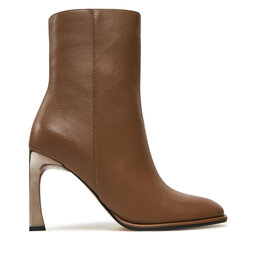 MICHAEL Michael Kors Botki MICHAEL Michael Kors Kelsea Leather Boot 40F4KLHE5L Brązowy