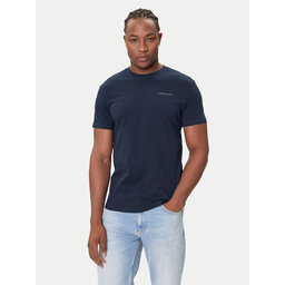 Tommy Jeans Tommy Jeans T-Shirt Linear Chest DM0DM21780 Dunkelblau Slim Fit