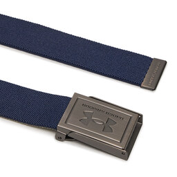 

Чоловічий ремінь Under Armour M Stretch Webbing Belt 1383935-410 Midnight Navy/Khaki Base/Castlerock, Cиній