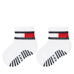 Tommy Hilfiger 2er-Set hohe Kindersocken Tommy Hilfiger 701226500 White 001