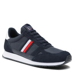 Tommy Hilfiger Laisvalaikio batai Tommy Hilfiger Runner Lo Vintage Mix FM0FM03431 Desert Sky DW5