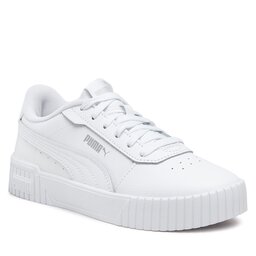 Puma Laisvalaikio batai Puma Carina 2.0 Jr 386185 02 Puma White/White/Silver