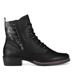 Rieker Schnürschuhe Rieker Y0800-00 Schwarz