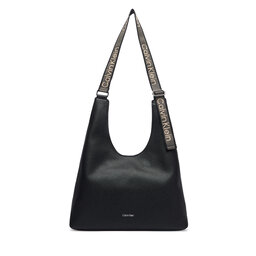Calvin Klein Handtasche Calvin Klein Webbing Adj Strap Large Shoulder LV04F3643G Schwarz