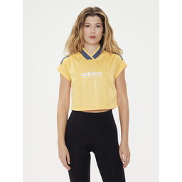 adidas adidas Póló Tiro Summer IS0726 Sárga Slim Fit
