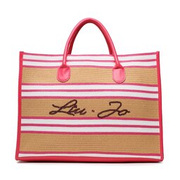 Liu Jo Soma Liu Jo Shopping Paglia Moti VA3170 T0300 Naturale/Fuxia 09U22