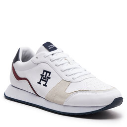 Tommy Hilfiger Sneakers Tommy Hilfiger Runner Evo Lth Mix FM0FM04959 White YBS