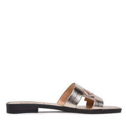 

Шльопанці KARL LAGERFELD KL80406 Gold Textured Lthr, Золотий